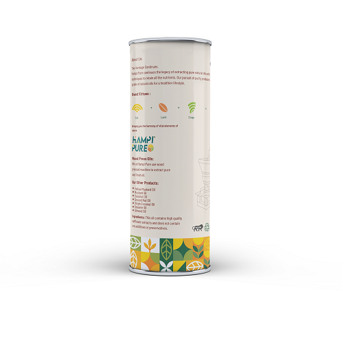 Hampi Pure Premium Cold Pressed Safflower Oil - Unleash the Natural Goodness