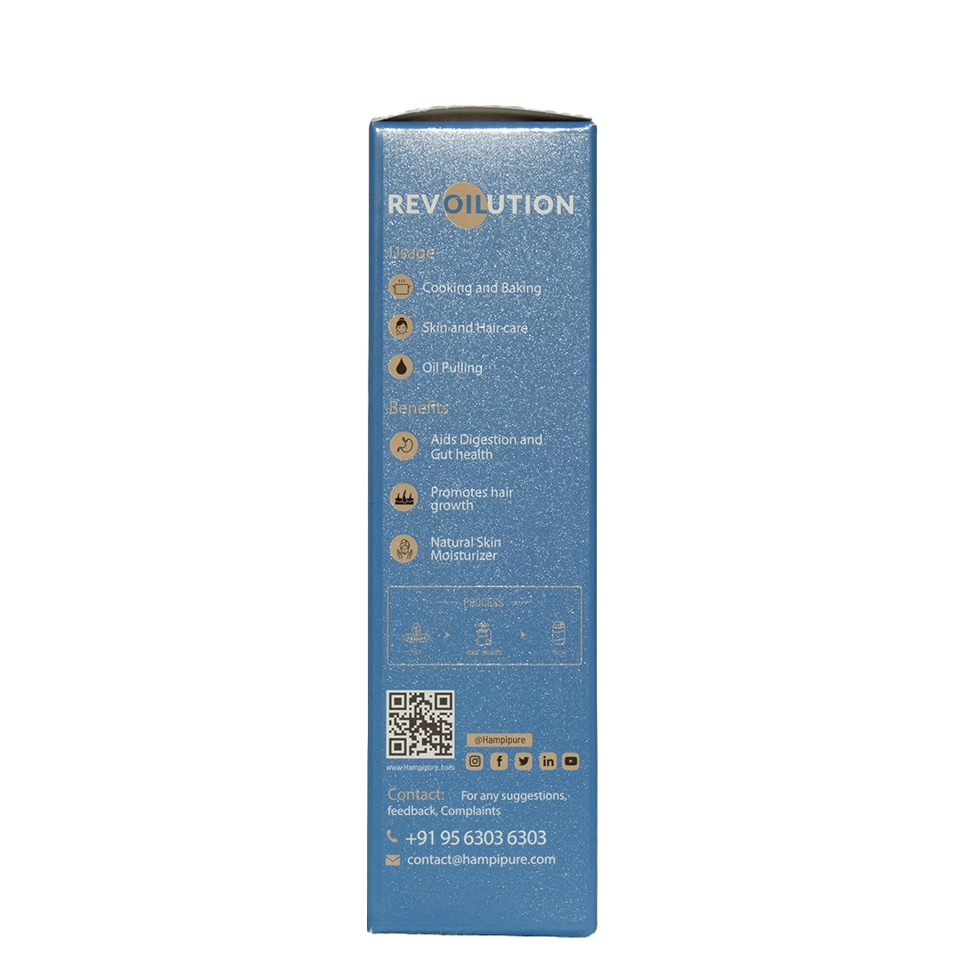 Hampi Pure Cold Pressed Virgin Coconut Oil - Your Natural Wellness Essential