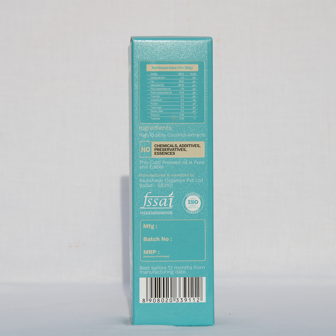 Hampi Pure Cold Pressed Coconut Oil - Your All-Purpose Natural Wonder