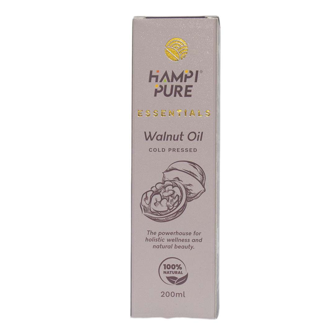 Hampi Pure Cold Pressed Walnut Oil - Nutrient-Rich Elixir for Wellness
