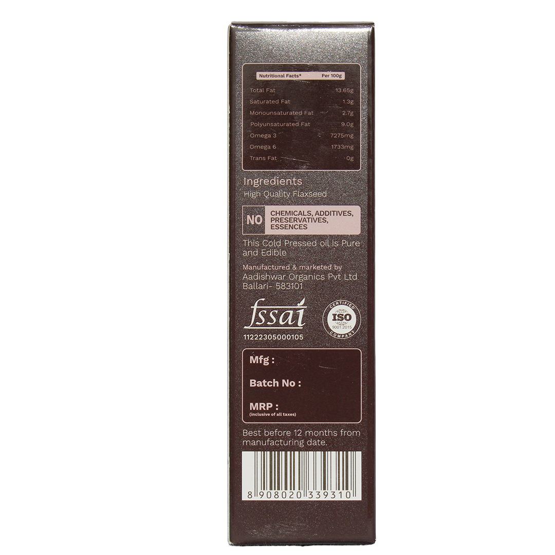 Hampi Pure Cold Pressed Flaxseed Oil - Your Nutrient-Rich Wellness Companion