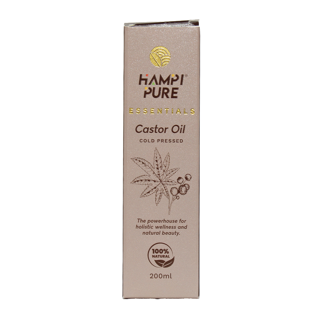 Hampi Pure Cold Pressed Castor Oil - Natural Elixir for Beauty and Wellness
