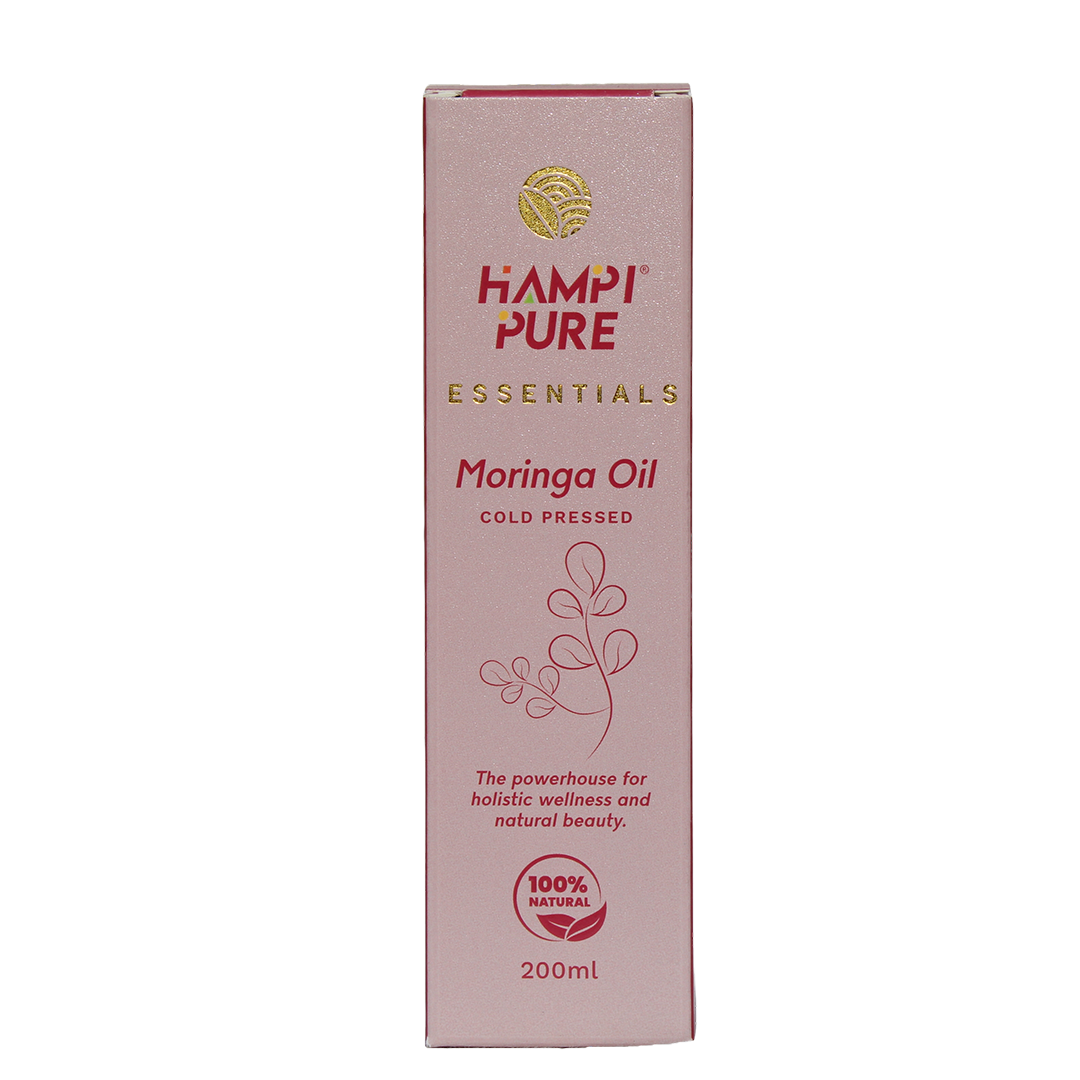 Hampi Pure Cold Pressed Moringa Oil - The Green Elixir for Beauty and Wellness