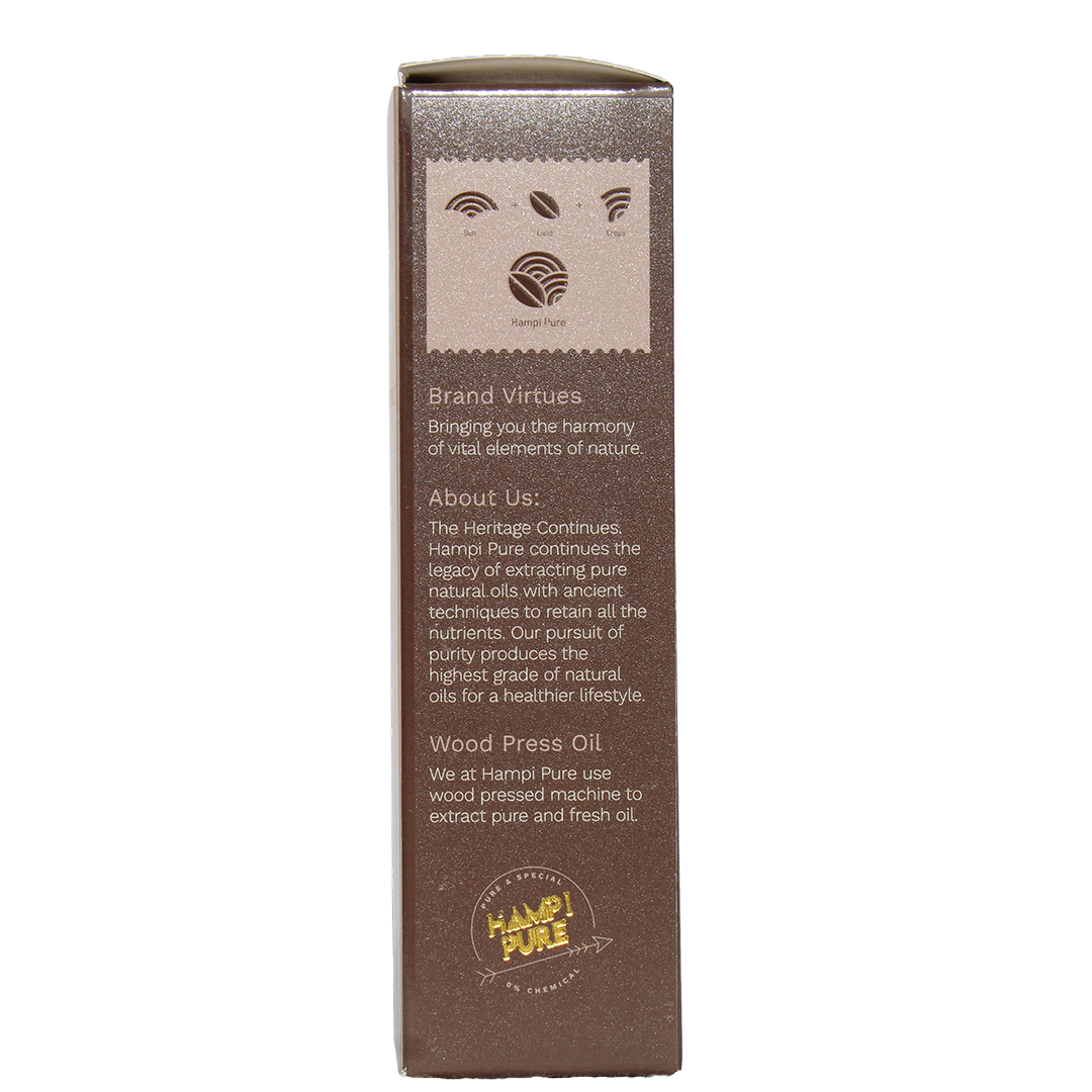 Hampi Pure Cold Pressed Castor Oil - Natural Elixir for Beauty and Wellness