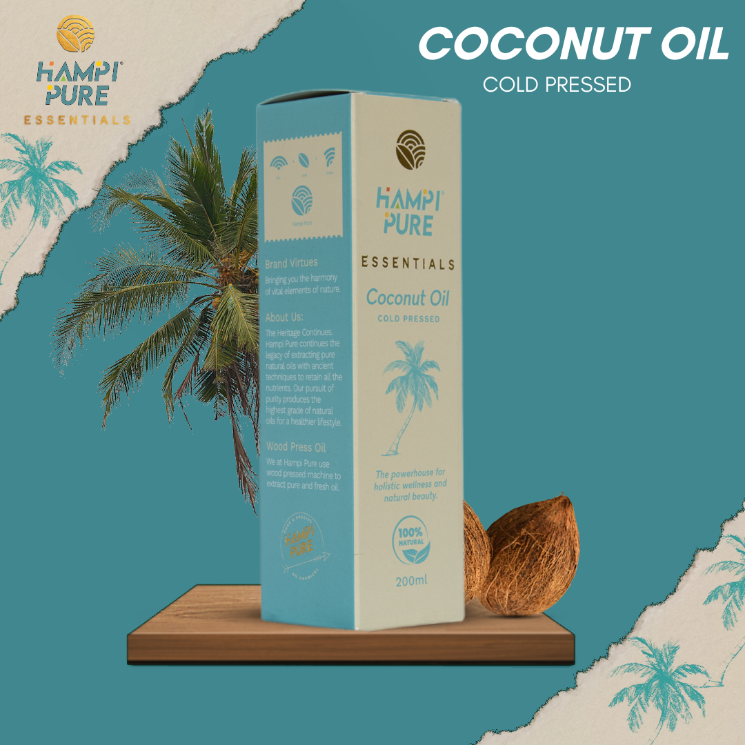 Hampi Pure Cold Pressed Coconut Oil - Your All-Purpose Natural Wonder